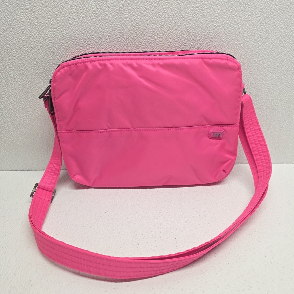 Lug Delta Mini Hot Pink Purse Crossbody Tablet Holder Purse Bag